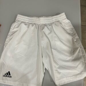 Adidas White Athletic Shorts